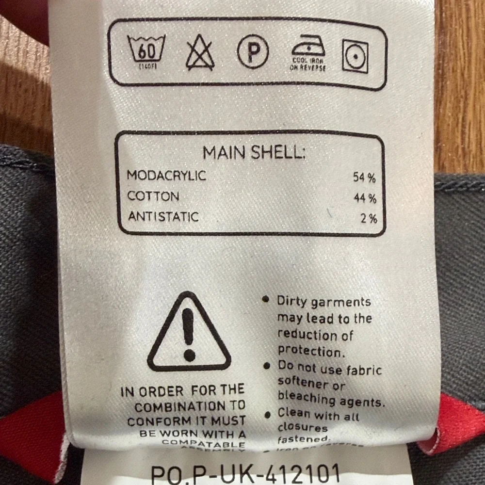 STRATA SFX241 Men 36x29 Gray Cat 2 Class 1 Inherent Protection MFR 1/2022 Pants‎